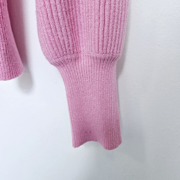 Vici Bubble Over Pink Small Ribbed Bishops Puff Sleeve 100% Algodon  Cotton - Picture 7 of 13